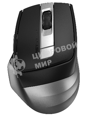 Мышь беспроводная A4Tech Fstyler FB35C серый/черный, 2000 dpi, радиоканал, Bluetooth, USB, кнопки - 6