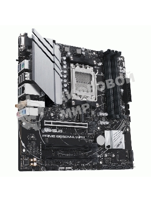 Материнская плата ASUS PRIME B650M-A WIFI II, AM5, AMD B650, 4xDDR5, 4xSATA, 2xM.2, 1xPCI-E 4.0 x16, 2xPCI-E 4.0 x1, 1xHDMI, 1xDP, 1xVGA, 1x 2.5Gb LAN, 2xUSB-A 3.2 Gen 2, 2xUSB-A 3.2 Gen 1, 4xUSB-A 2.0, 3x3.5 мм, 7.1, Micro-ATX