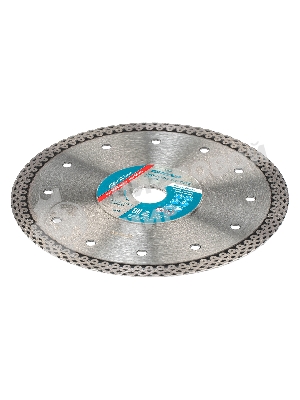 Диск алмазный ф180х22,2мм, тонкий, сплошной (Jaguar), мокрое резание Gross