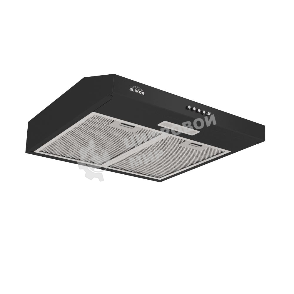 Вытяжка подвесная Elikor ECO BK 50 черная, 49.5 см, 400 куб. м/ч, 55 дБ