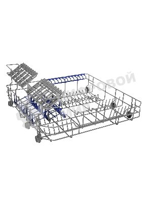Посудомоечная машина Maunfeld MLP-06DS, серый, 55 см, 6 компл., 49 дБ, класс A+