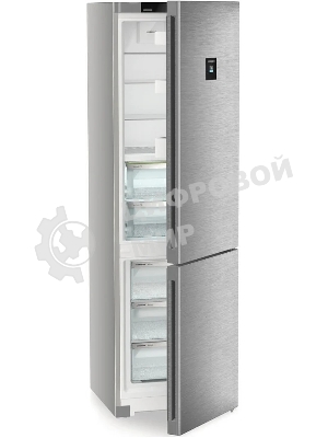 Холодильник Liebherr CBNsdc 573i-22 серебристый двухкамерный 266/94л морозилка снизу, No Frost