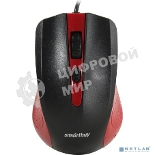Мышь проводная Smartbuy ONE 352 красно-черная SBM-352-RK