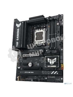Материнская плата ASUS TUF GAMING B650E-PLUS WIFI, AM5, AMD B650, 4xDDR5, 4xSATA, 3xM.2, 1xPCIe 5.0 x16, 1xPCIe 4.0 x4, 2xPCIe 4.0 x1, 1xDisplayPort, 1xHDMI, 1x2.5Gb LAN, Wi-Fi 6E, Bluetooth 5.3, 1xUSB-C 20Gbps, 3xUSB-A 10Gbps, 6xUSB-A 2.0, 5x3.5 мм, 7.1, ATX