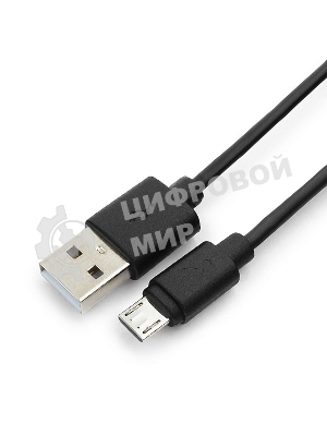 Кабель USB 2.0 Pro Гарнизон GCC-mUSB2-AMBM-1.8M, AM/microBM 5P, 1.8м, черный, пакет