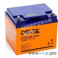 Батарея для ИБП Delta DTM 1240 L (12V, 40Ah) с увеличенным сроком службы (10 лет)