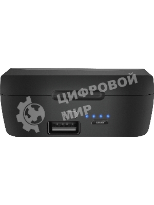 Наушники TWS Defender Twins 639 черный, внутриканальные, Bluetooth, до 4 ч