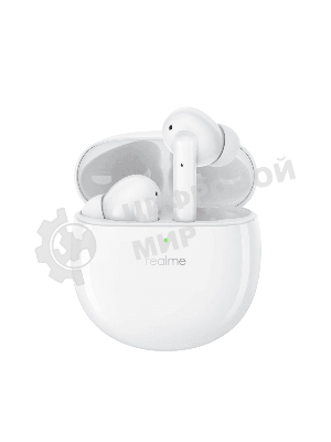 Наушники TWS Realme Buds Air Pro RMA210 белый, внутриканальные, Bluetooth, активное шумоподавление, до 25 ч