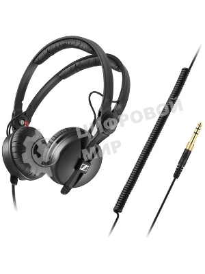 Проводные наушники Sennheiser HD 25 PLUS черный, накладные, Jack 3.5 мм