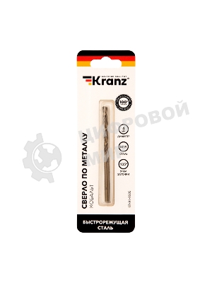 Сверло по металлу Kranz 4х75х43 мм 