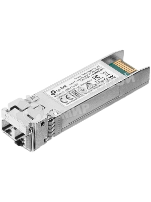 Трансивер TP-Link 10G SFP+ Module, LC connector, 50/125um or 62.5/125um Multi-mode, 850nm wavelength, distance up to 300m.