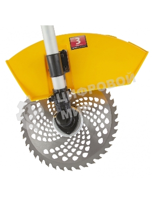 Триммер Denzel DT 52S бензиновый 52см3 3 лс. разъемная штанга состоит из 2 частей