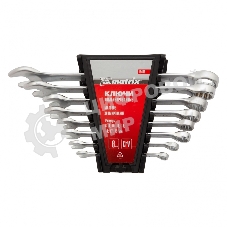 Набор ключей комбинированных Matrix 6 - 19 мм, 8 шт., CrV, матовый хром