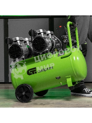 Компрессор безмаслянный малошумный Сибртех МБ 2000/50, 2000 Вт, 50л, 300 л/мин