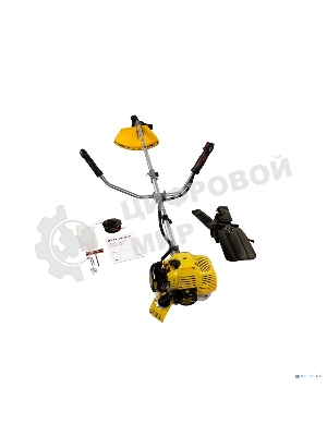 Триммер Champion Т333-2 (2 коробки) разъемн. вал(Мощность 0.9/1.23 кВт/л.с., объем двигателя 32,6 см3, вес 7.2кг, бак 0,85л, используемая леска 1,6-3.0мм, рукоятка U-образная, прямая/разъемная штанга, ширина среза (леска/нож) 400/255, длина штанги 1343 мм.)