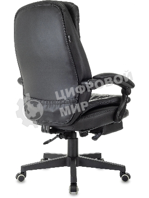 Кресло Бюрократ T-9950MSG-F/BLACK-PU черный, экокожа