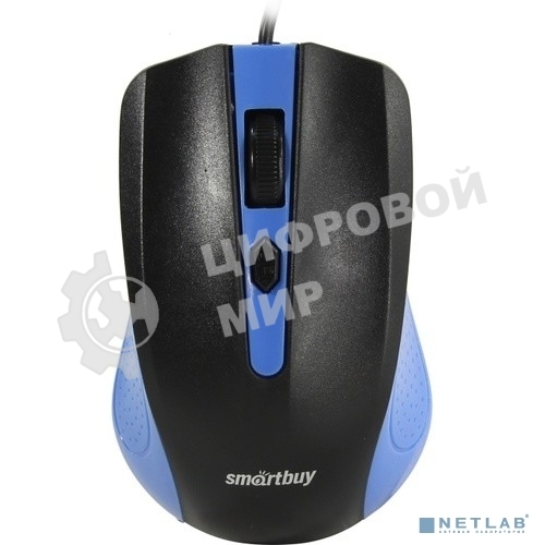 Мышь проводная Smartbuy ONE 352 сине-черная SBM-352-BK