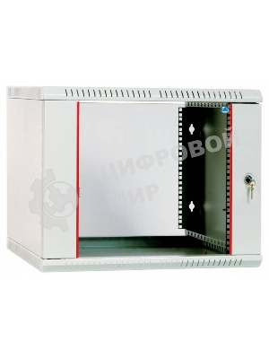 Шкаф телеком. настенный разборный 6U (600х350) дверь металл (ШРН-Э-6.350.1) (1 коробка)