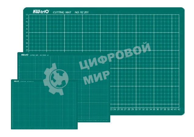 Подкладка для резки Kw-Trio 9Z206 A5 225x150 мм, зеленый