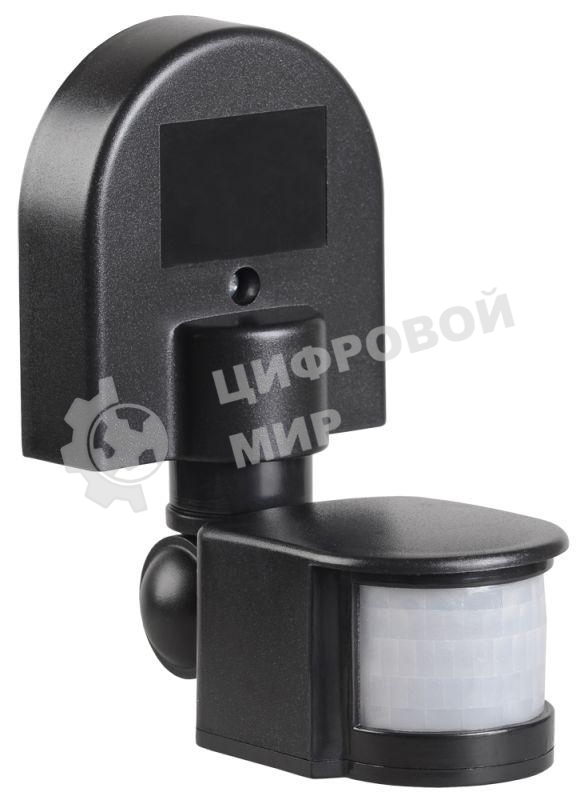 Детектор движения ДД 008 1100Вт угол обз. 180град. дальн. 12м IP44 черный IEK LDD10-008-1100-002