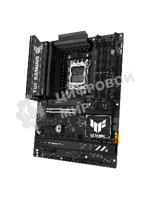 Материнская плата ASUS TUF GAMING B850-PLUS WIFI, Socket AM5, AMD B850, 4xDDR5, 4xSATA, 3xM.2, 1xPCIe 5.0 x16, 1xPCIe 4.0 x16, 2xPCIe 4.0 x1, 1xHDMI, 1xDP, 1x 2.5Gb LAN, Wi-Fi 7, 3xUSB-A 10Gbps, 4xUSB-A 5Gbps, 1xUSB-C 20Gbps, 2xUSB-A 2.0, 5x3.5 мм, 7.1, ATX