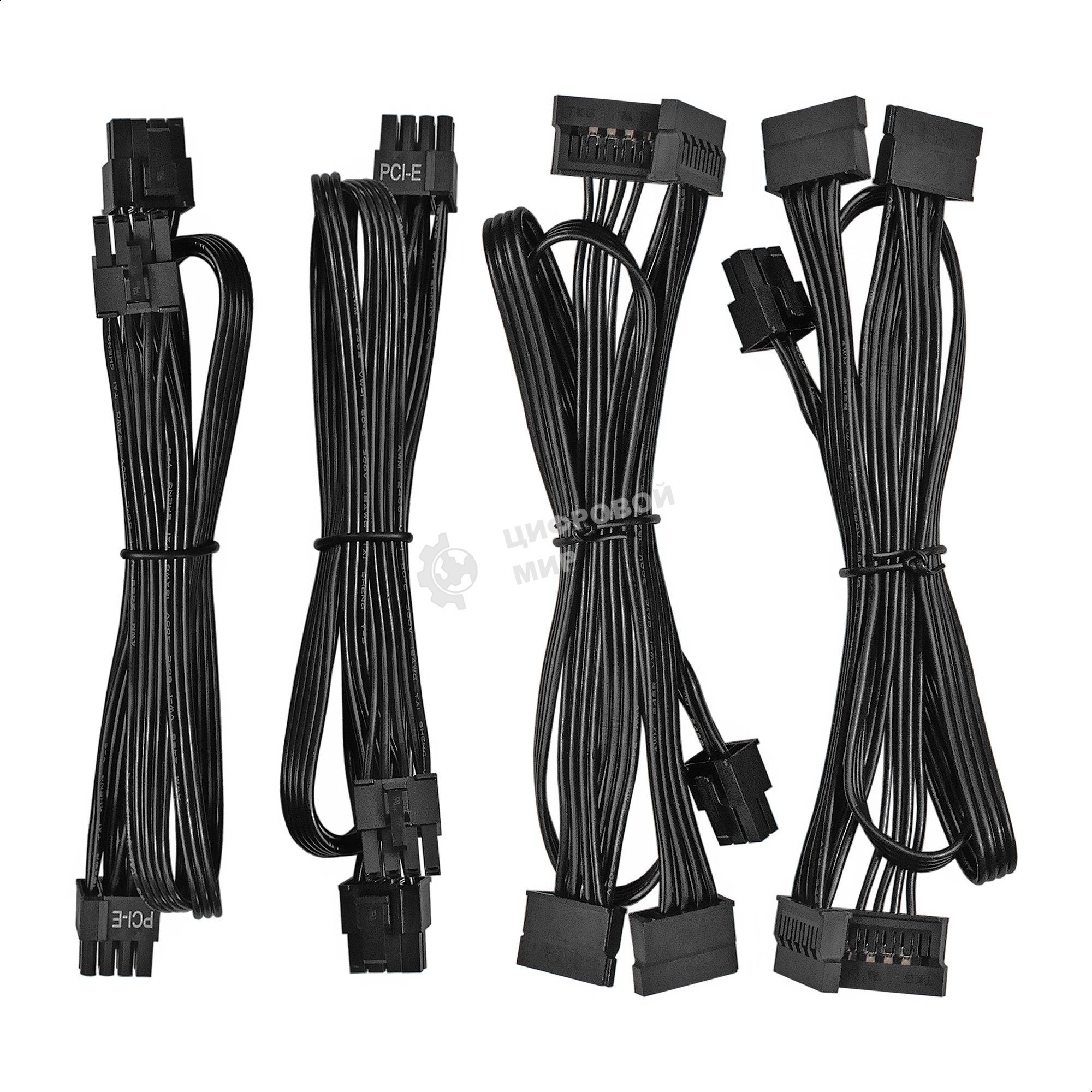 Блок питания серверный 1200W ExeGate ServerPRO-1200PAS (ATX, APFC, КПД 82% (80 PLUS), 12cm fan, 24pin, 2(4+4)pin, 6xPCI-E, 8xSATA, 4xIDE, Cable Management, black)