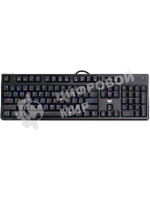 Клавиатура проводная CROWN CMGK-902, USB, черный