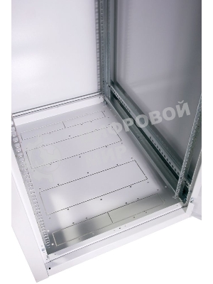 Шкаф телекоммуникационный напольный ЭКОНОМ 18U (600 600) дверь стекло, дверь металл