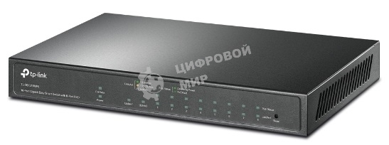 Коммутатор TP-Link TL-SG1210MPE Easy Smart 10-портовый гигабитный с 8 портами PoE+