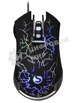 Мышь проводная SunWind SW-M705G черный, 3600 dpi, USB, кнопки - 6