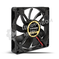 Вентилятор для корпуса ExeGate ExtraSilent ES08015S2P черный, 80 мм, 1600 об/мин, 16.5 дБ, 2 pin