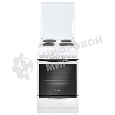 Плита электрическая Gefest 5140-02 белый, конфорок 4 шт, духовка 55 л, 50 см x 85 см x 58.5 см