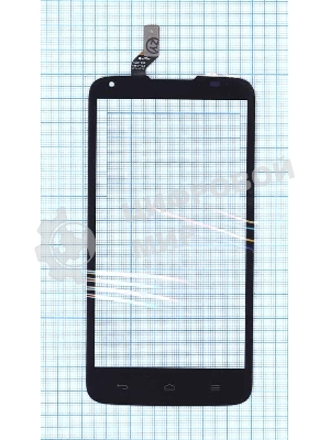 Сенсорное стекло (тачскрин) для Huawei Ascend G710, черное
