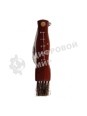 Нож грибника складной Palisad 145 мм, деревянная рукоятка