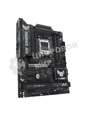 Материнская плата ASUS TUF GAMING B850-PLUS WIFI, Socket AM5, AMD B850, 4xDDR5, 4xSATA, 3xM.2, 1xPCIe 5.0 x16, 1xPCIe 4.0 x16, 2xPCIe 4.0 x1, 1xHDMI, 1xDP, 1x 2.5Gb LAN, Wi-Fi 7, 3xUSB-A 10Gbps, 4xUSB-A 5Gbps, 1xUSB-C 20Gbps, 2xUSB-A 2.0, 5x3.5 мм, 7.1, ATX