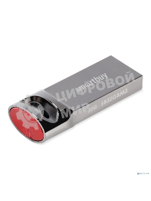 Флешка USB Smartbuy M2 Meta (SB32GbM2), 32Gb, USB 3.0/3.1, R/W 100/90, стальной