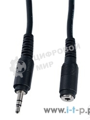 Кабель PERFEO Кабель Jack 3.5 мм вилка - Jack 3.5 мм розетка, длина 2 м