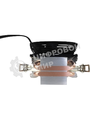 Кулер для процессора AeroCool/Formula Verkho 2 серебристый, 90 мм, алюминий/медь, 2000 об/мин, 25 дБ, 4 pin, 110 Вт, 125 мм