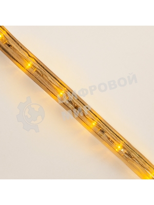 Дюралайт Neon-night LED, постоянное свечение (2W) - желтый, 36 LED/м, бухта 100м