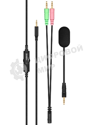 Гарнитура Sven AP-G999MV чёрный, проводная, 3.5 мм
