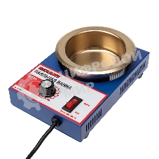 Паяльная ванна Rexant, модель R100, 300 Вт, ø 100 мм, 200-480 °C