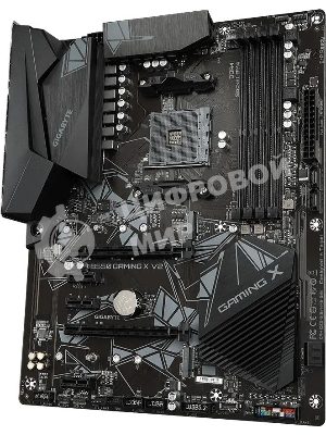 Материнская плата Gigabyte B550 GAMING X V2, AM4, AMD B550, 4xDDR4, 4xSATA, 2xM.2, 1xPCI-E 4.0 x16, 1xPCI-E 3.0 x2, 1xHDMI, 1xDVI-D, 1x 1Gb LAN, 1xUSB 3.2 Gen 2, 3xUSB 3.2 Gen 1, 2xUSB 2.0, 3x3.5 мм, 7.1, Standard-ATX