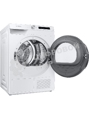 Сушильная машина Samsung DV90T5240AW/LP белый, 9 кг, сушка - тепловой насос, программ - 14, 60 x 85 x 65 см