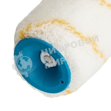 Валик в сборе Matrix полиакрил желтая полоса, 180 мм, ворс 12 мм, D 48 мм, D ручки 8 мм