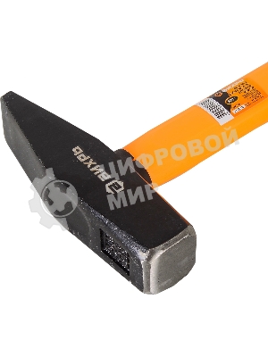 Молоток 600гр. Квадратный боек, фиберглассовая двухкомпонентная ручка