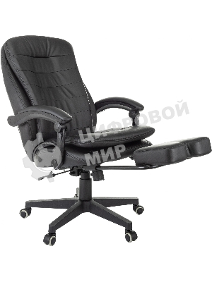 Кресло Бюрократ T-9950MSG-F/BLACK-PU черный, экокожа