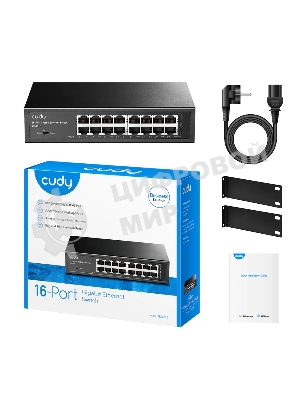 Коммутатор Cudy GS1016 (L2) 16x1 Гбит/с неуправляемый