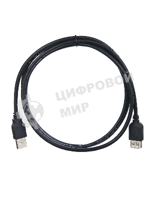 Кабель-удлинитель TELECOM USB2.0 Am-->Af 1,5 м черный TUS6990-1.5M