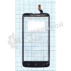 Сенсорное стекло (тачскрин) для Huawei Ascend G710, черное