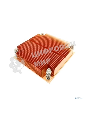 Радиатор для процессора ExeGate ESNK-0046.1U.115x.Cu медный, медь, 100 Вт, 25 мм